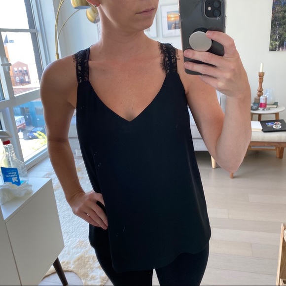 LOFT | Lace Shell Top - Picture 4 of 4